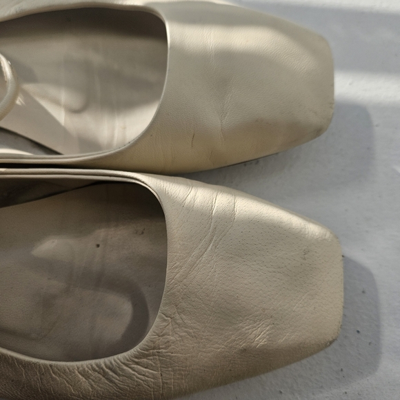 Aeyde Uma Leather Mary-Jane Flats Size EUR 38/USA 7.5 - Picture 2 of 5
